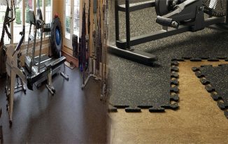 Eco-Friendly Interlocking Rubber Floor Tiles for Home Gyms