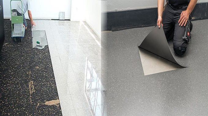 Noise-Reducing Rubber Floor Tiles for Commercial Spaces