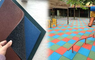 Customizable Rubber Floor Tiles for Playground Safety