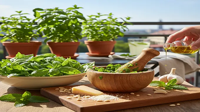 Basil & Mint Pesto: The Ultimate Balcony Garden Recipe