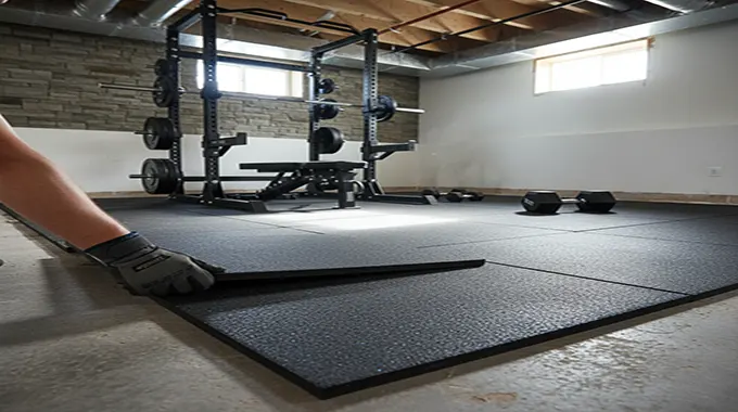 The Foundation of Fitness: Choosing Heavy-Duty Interlocking Rubber Tiles for Your Basement Gym