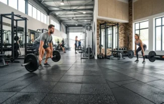Heavy Duty Rubber Floor Tiles for Commercial and Home Gym Flooring